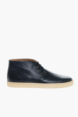 CC COLLECTION Chukka Boots in Pelle con Suola a Contrasto