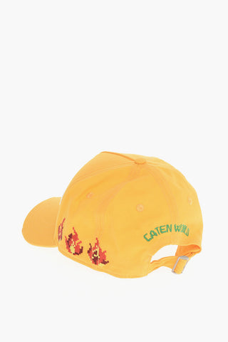 Solid Color GAMING Cap with Embroidered Details