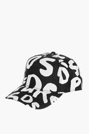 Printed Denim Baseball Cap POP 80'S