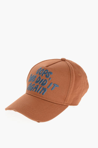 Solid Color OOPS WE DID IT AGAIN Cap with Embossed Detail