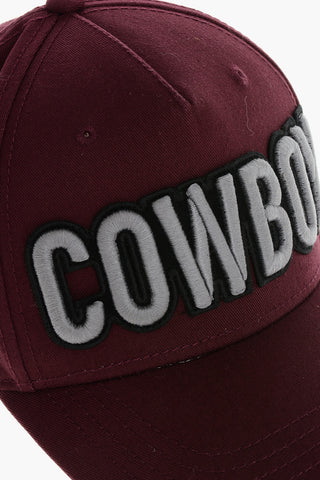 Solid Color COWBOY Cap with Embossed Detail