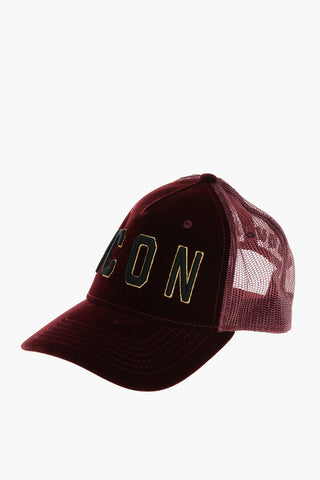ICON Velvet Trucker Cap with Mesh Insert