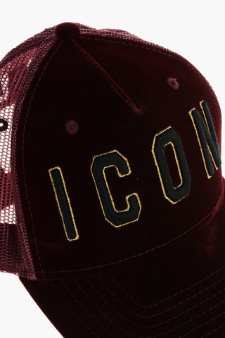 ICON Velvet Trucker Cap with Mesh Insert