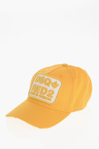 Cappello Baseball in Tinta Unita con Logo in Rilievo