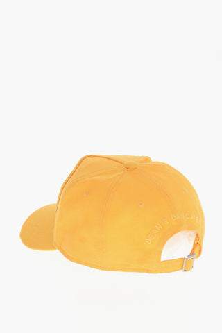 Cappello Baseball in Tinta Unita con Logo in Rilievo
