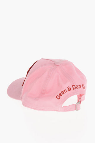 Cappello Baseball ROCK BROTHERS in Tinta Unita con Patch Logo a Contrasto