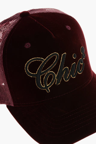 Cappello Baseball Trucker CHIC 2 in Velour con Inserto in Rete