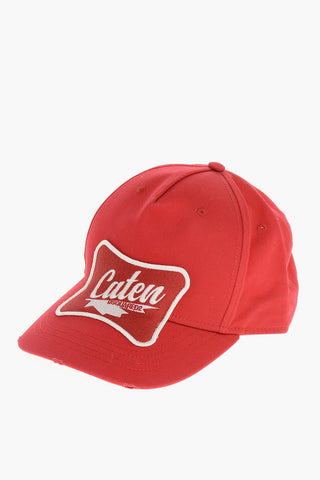 Cappello Baseball in Tinta Unita con Dettaglio a Contrasto
