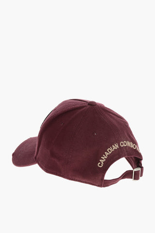 Solid Color CANADIAN COWBOYS Cap with Contrasting Patch