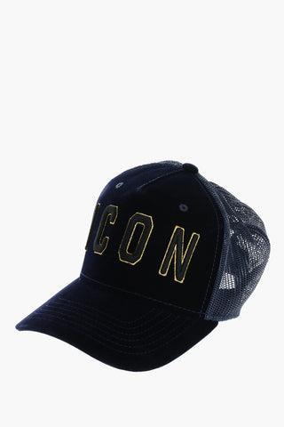 ICON Velvet Trucker Cap with Mesh Insert