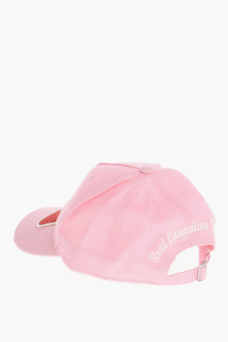 Cotton Gabardine Cap with Contrasting Patch