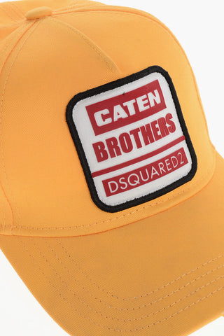 Cappello Baseball CATEN BROTHERS in Tinta Unita con Dettaglio a Contrasto