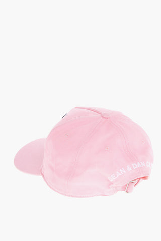 Cotton Gabardine Cap with Embroidered Detail