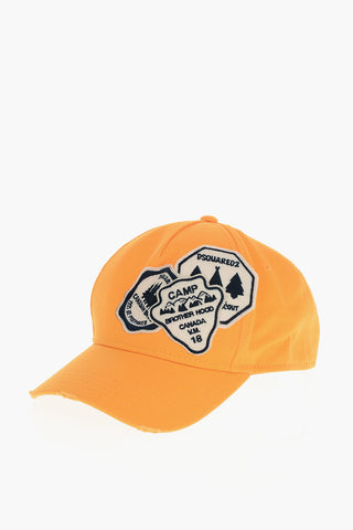 Solid Color CAMP CONSEULOR Cap with Patches
