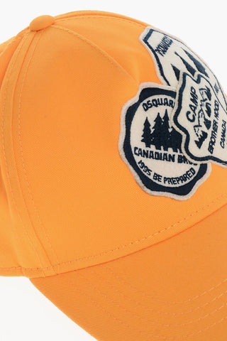Solid Color CAMP CONSEULOR Cap with Patches