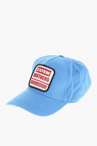 Solid Color CATEN BROTHERS Cap with Contrasting Detail