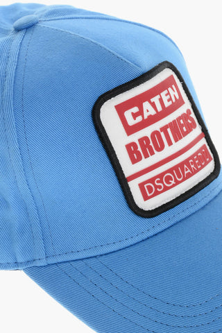 Solid Color CATEN BROTHERS Cap with Contrasting Detail