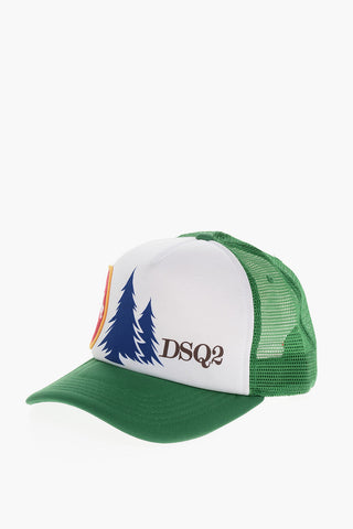 Two-Tone CATEN BROS Trucker Cap with Contrasting Print