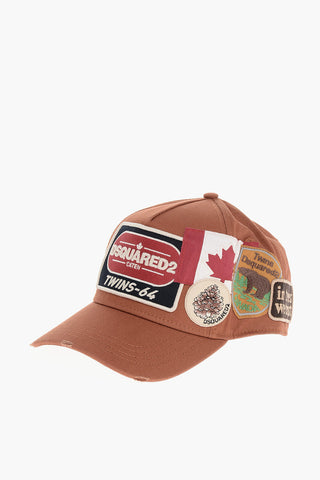 Cappello Baseball CANADIAN HERITAGE in Tinta Unita con Patch a Contrasto
