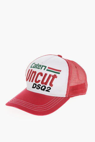 Two-Tone CATEN UNCUT Trucker Cap with Embossed Detail