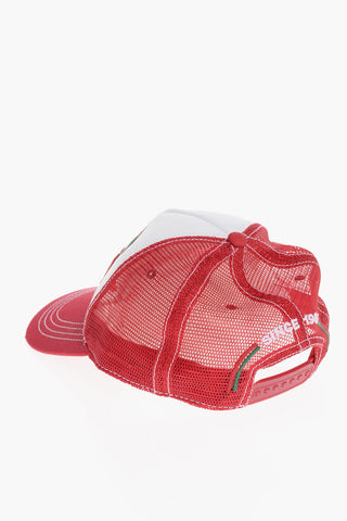 Two-Tone CATEN UNCUT Trucker Cap with Embossed Detail