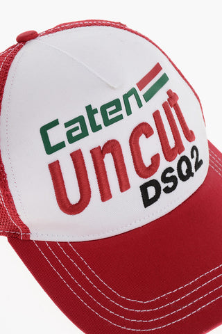 Two-Tone CATEN UNCUT Trucker Cap with Embossed Detail