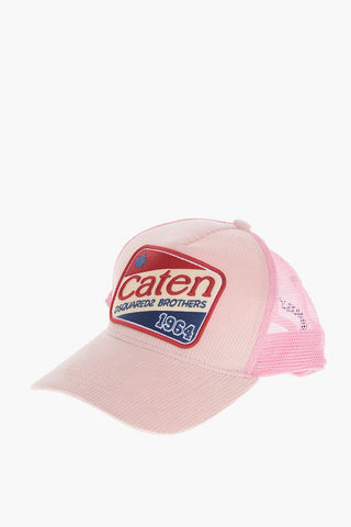 Corduroy FAMILY BUSINESS Trucker Cap with Mesh Insert