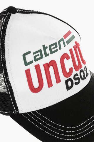Two-Tone CATEN UNCUT Trucker Cap with Embossed Detail