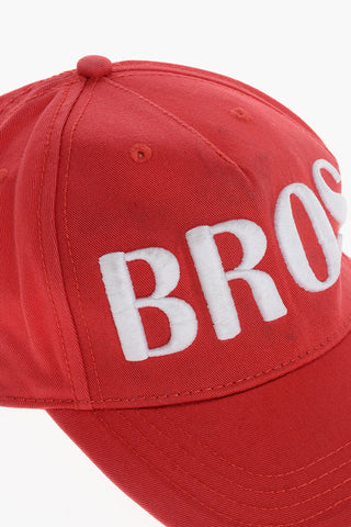 Cappello Baseball BROS in Tinta Unita con Dettaglio in Rilievo