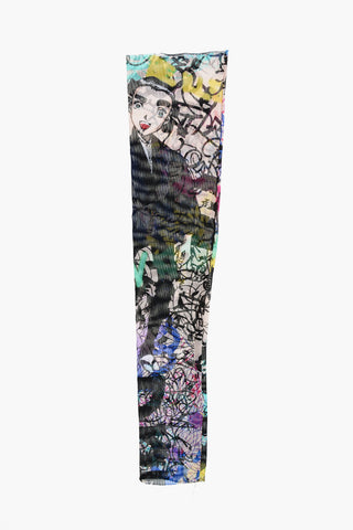 Patterned Tulle Single Muff