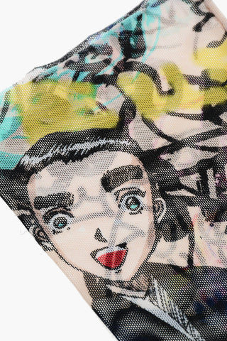 Patterned Tulle Single Muff