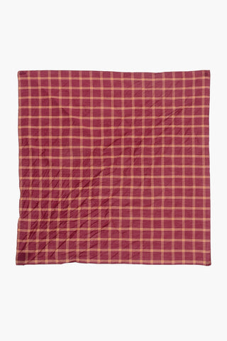 Checked Cotton Foulard