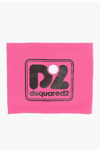 Solid Color Snood with Contrasting Logo