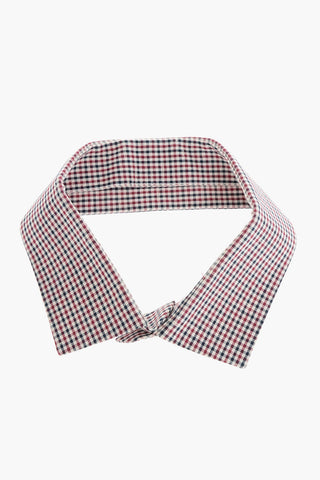 Checked Cotton Collar