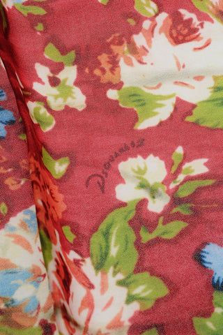 Floral Patterned Lightweight Fabric Foulard