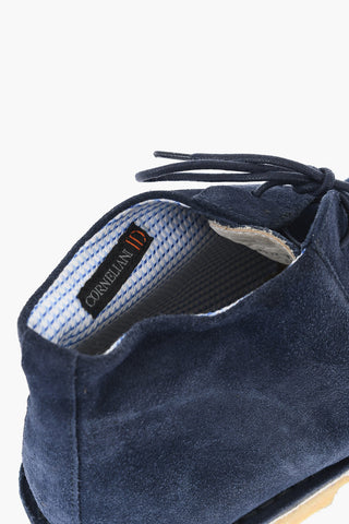 ID Polacchine in Camoscio a Tinta Unita con Suole Crepe