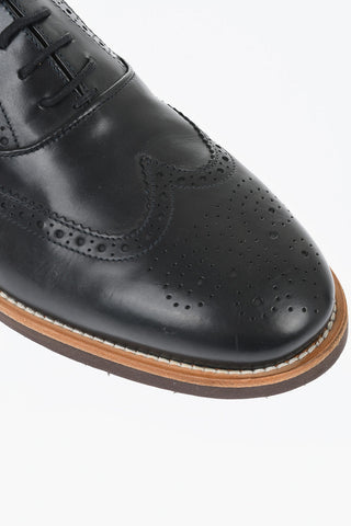 Scarpe Oxford Full Brogues in Pelle