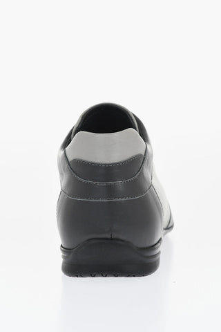 ID Scarpe Derby in Pelle Bicolore 
