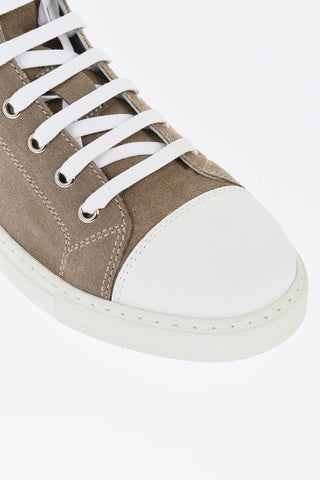 ID Suede High-Top Sneakers with Contrasting Details