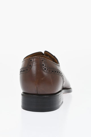 Leather Semi Brogues Oxford Shoes
