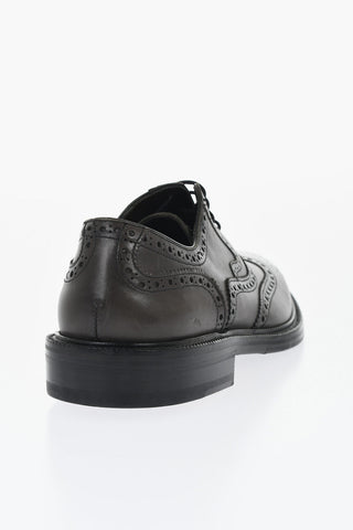 Leather Full Brogues Oxford Shoes