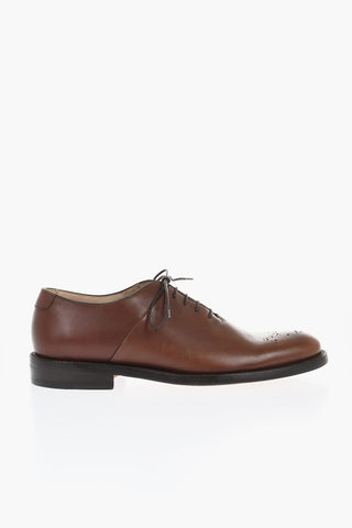 Leather Quarter Brogues Derby Shoes