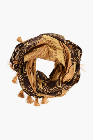 Foulard in Seta a Fantasia con Nappe