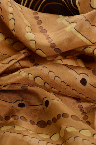 Foulard in Seta a Fantasia con Nappe