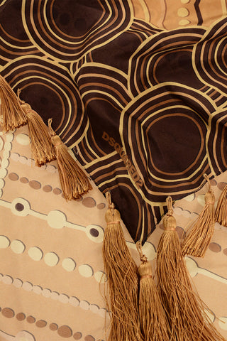 Foulard in Seta a Fantasia con Nappe