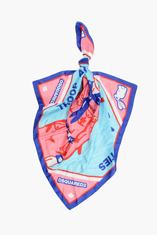 Printed Silk FINGER SCOUT Foulard