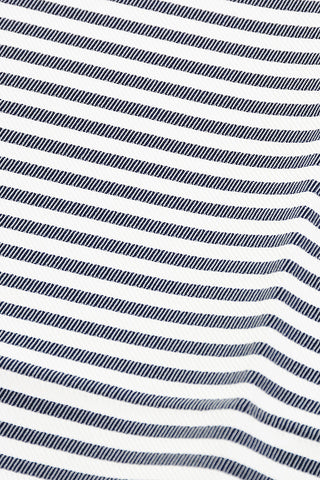 Two-Tone Striped Silk Pocket Square