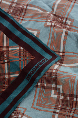 Foulard in Seta a Quadri