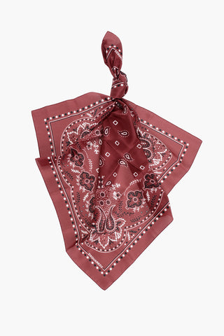 Paisley Motif Silk Foulard