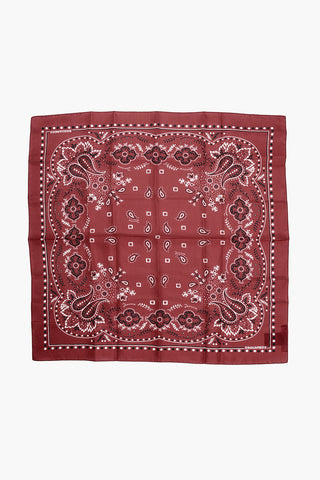 Paisley Motif Silk Foulard